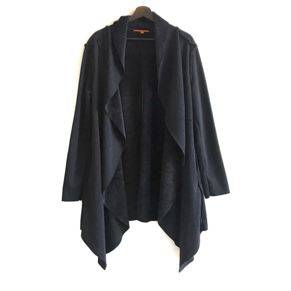 Anama Jackets & Blazers - Anama Fleece Cardigan Jacket Wrap